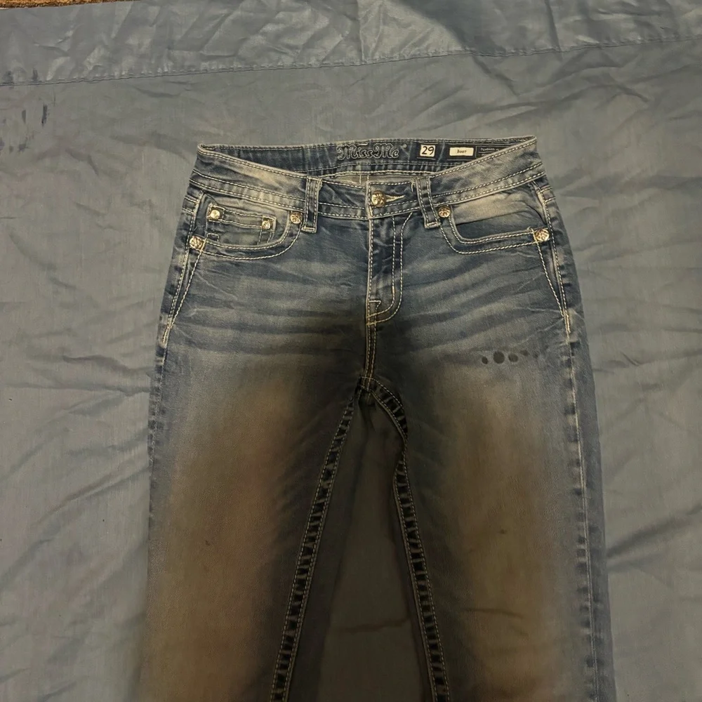 Miss me jeans miss me jeans size 29 inseam 34 great look - Picture 5 of 5
